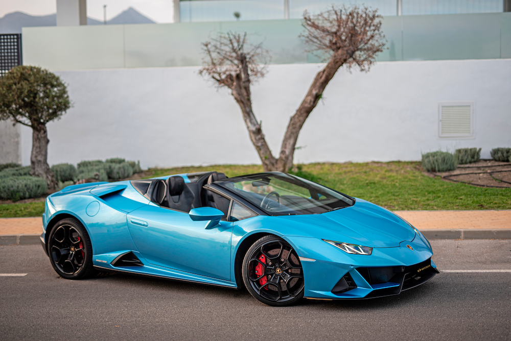 alquiler lamborghini huracan evo spyder