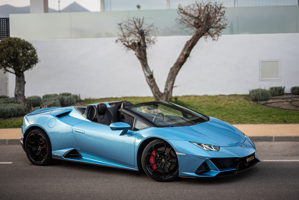 alquiler lamborghini huracan evo spyder